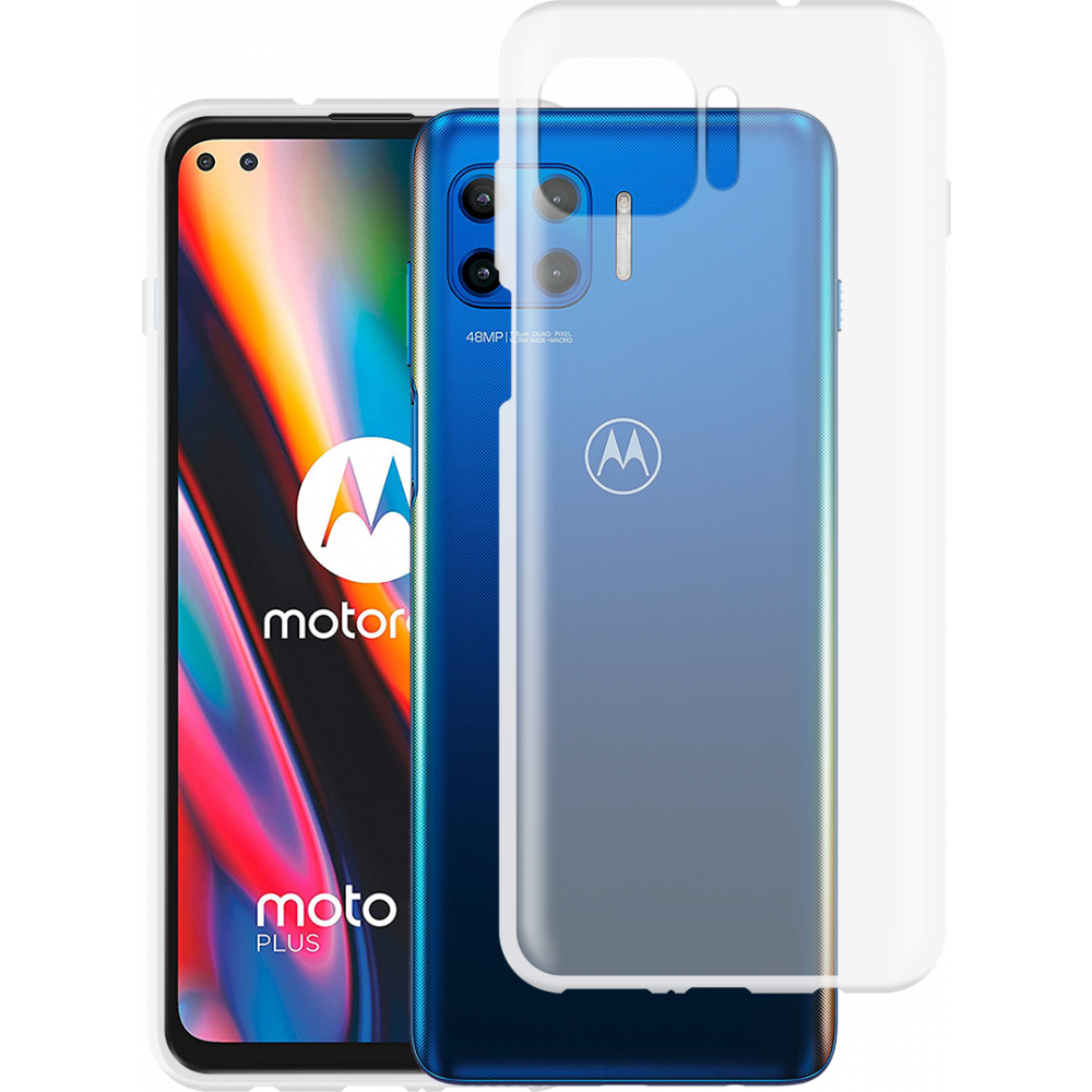 Alfabet naald Doe herleven Just in Case Motorola Moto G 5G Plus Soft TPU case (Clear) - Phonkey  Zoetermeer Smartphone reparatie