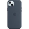 MT123ZM/A Apple Silicone Case with MagSafe iPhone 15 Plus Storm Blue