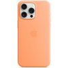 MT1W3ZM/A Apple Silicone Case with MagSafe iPhone 15 Pro Max Sorbet Orange