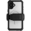 Ghostek Nautical Waterproof MagSafe Case + Belt Swivel Holster Apple iPhone 16 Plus Clear