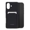Mobilize Rubber Gelly Card Case Apple iPhone 17 Matt Black