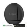 Beeep OneTag Apple Find My & Android Tracker Black & Keychain Black - 1 pack