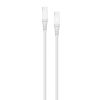 Mobilize Strong Nylon Cable USB-C to USB-C 2m. 60W White (Bulk)