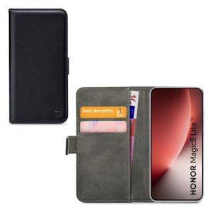 Mobilize Classic Gelly Wallet Book Case Honor Magic8 Lite Black